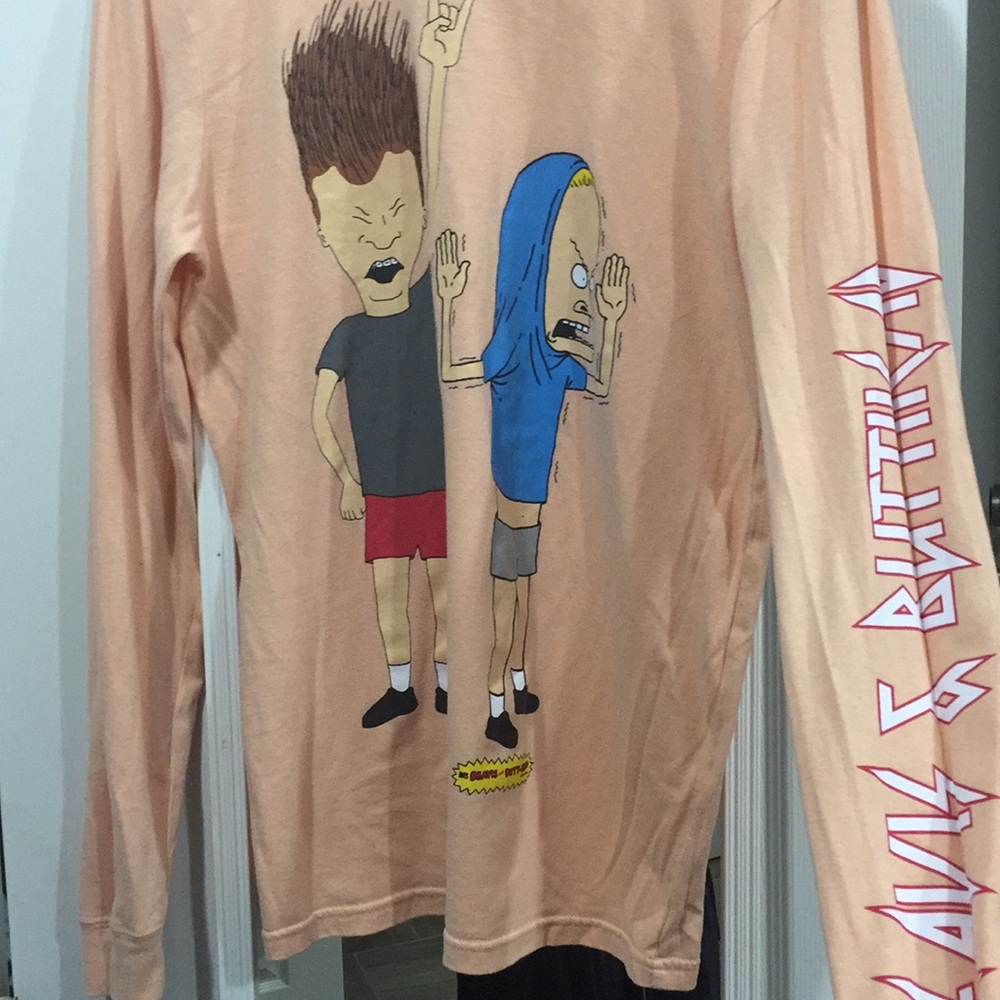 Beavis and butthead badass long sleeve T-shirt
